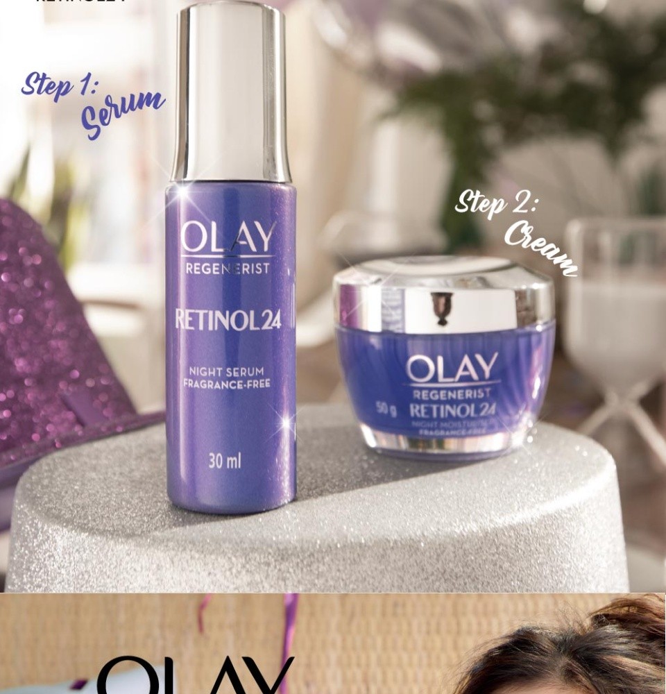 [Bundle of 2] Olay Regenerist Day Cream and Retinol 24 Night Cream